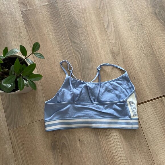 PINK (By Victoria’s Secret) Blue Wireless Bralette - Picture 9 of 11
